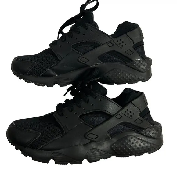 Nike Air Huarache Triple Black 654275-016 6.5Y