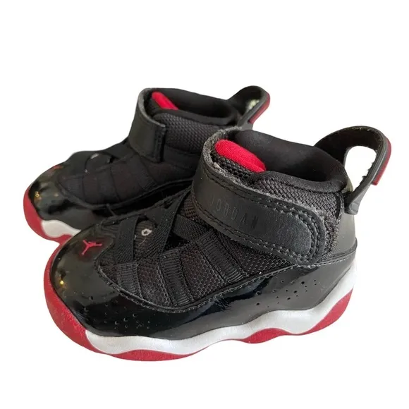 Nike Air Jordan 6 Rings Bred Baby Sneakers