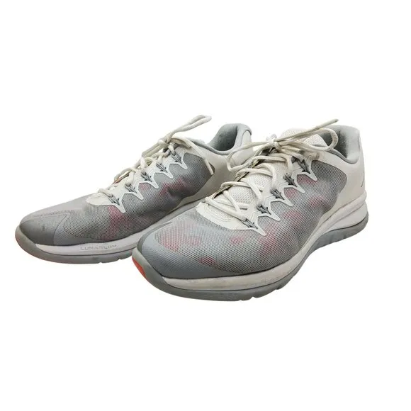 Nike Air Lunarlon Mens Flight 23 Leather and Mesh Sneakers.