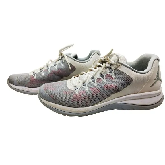 Nike Air Lunarlon Mens Flight 23 Leather and Mesh Sneakers.
