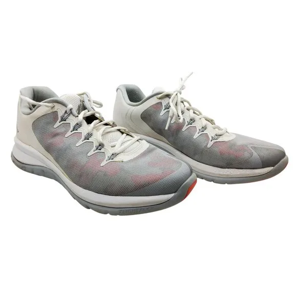 Nike Air Lunarlon Mens Flight 23 Leather and Mesh Sneakers.