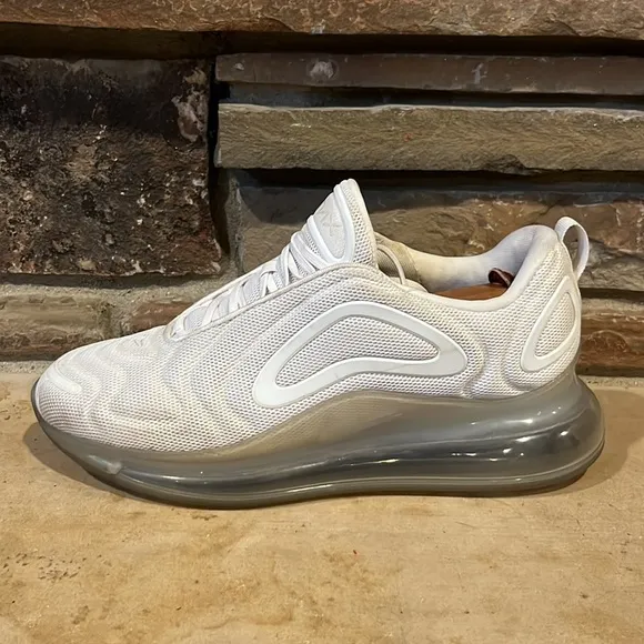 Nike Air Max 720 'Pure Platinum' White Sneakers