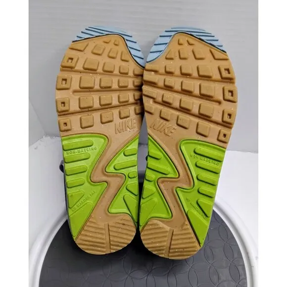 Nike Air Max 90 Sun Club Youth Sneakers Size 5.5Y Mesh &amp; Synthetic Multicolor