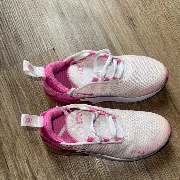 Nike Airmax 12C Kids Sneakers - White and Pink