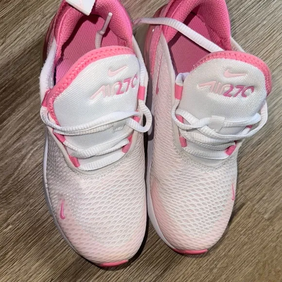 Nike Airmax 12C Kids Sneakers - White and Pink