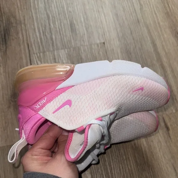 Nike Airmax 12C Kids Sneakers - White and Pink