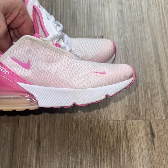 Nike Airmax 12C Kids Sneakers - White and Pink