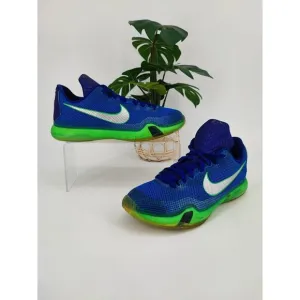 Nike Big Kids Kobe X 10 2015 ‘Emerald City’ Blue Mesh Sneakers Size 6Y US