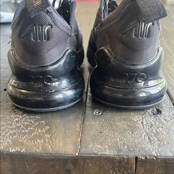 Nike Black Air Max Sneakers with Mesh Upper