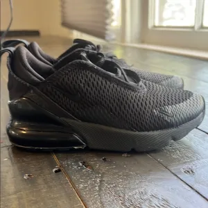 Nike Black Air Max Sneakers with Mesh Upper