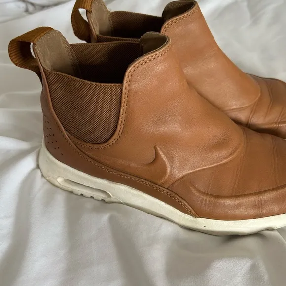 Nike Brown Air Max Thea Sneakers with Slip-On Design