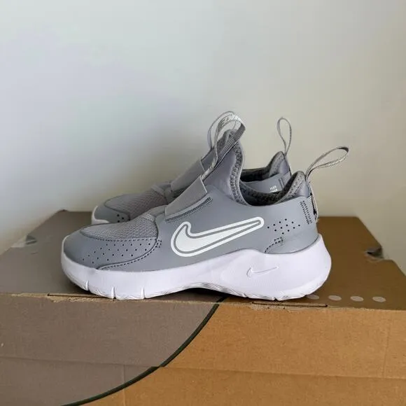 Nike Flex Runner 3 Grey/White Toddler Mesh Sneakers - SZ 12 C