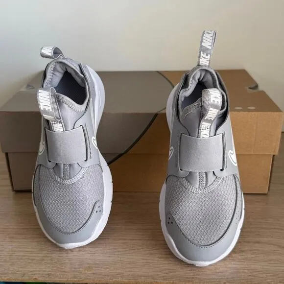 Nike Flex Runner 3 Grey/White Toddler Mesh Sneakers - SZ 12 C