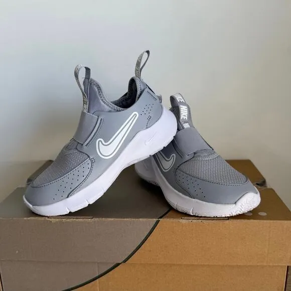 Nike Flex Runner 3 Grey/White Toddler Mesh Sneakers - SZ 12 C