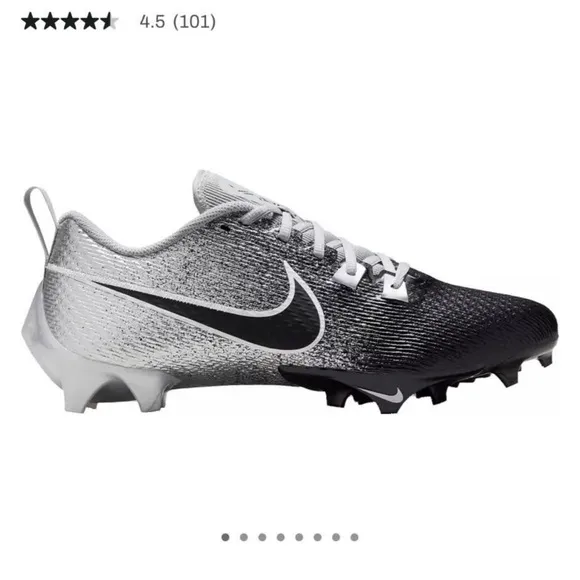 Nike Gray and Black Sneakers with Mesh Texture
