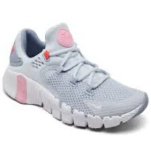 Nike Gray Metcon 4 Pink Sneakers with Breathable Mesh Upper