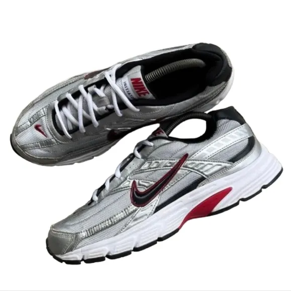 NIKE Iniator Metallic Mesh Lace-Up Running Sneakers EUC