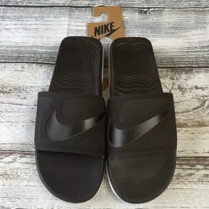 Nike Men's Air Max Cirro Black and White Slides Size 13