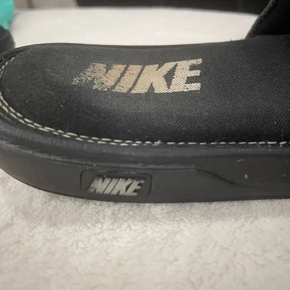 Nike Mens Black Slide Sandals adjustable size 11