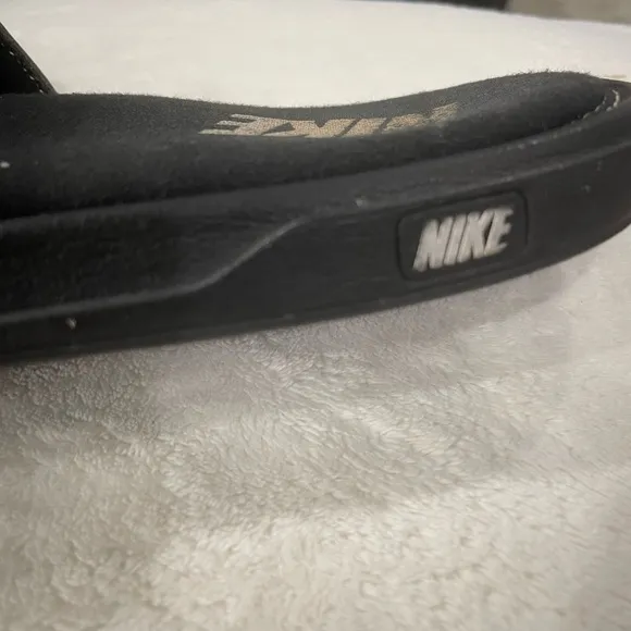 Nike Mens Black Slide Sandals adjustable size 11