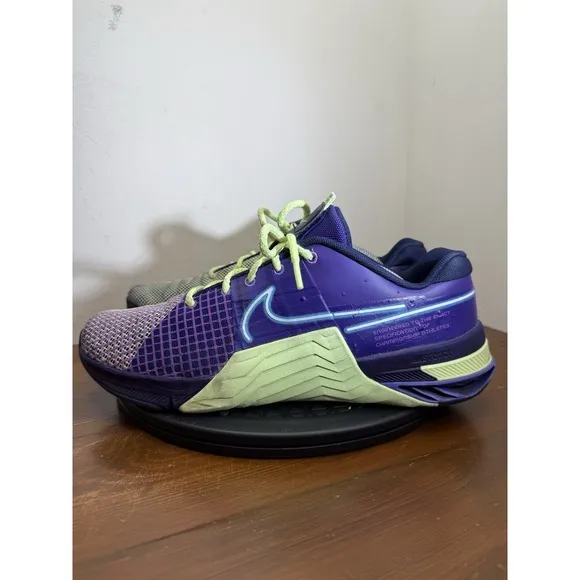 Nike Men's Metcon 8 AMP Purple Athletic Training Lifting Gym Sneakers Size 12.5