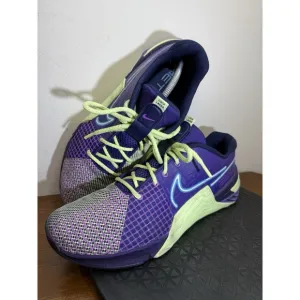 Nike Men's Metcon 8 AMP Purple Athletic Training Lifting Gym Sneakers Size 12.5