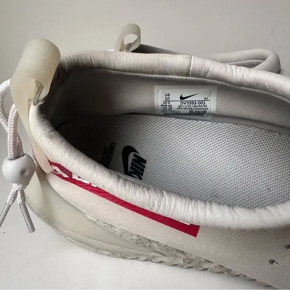 Nike Mens Moc Flow SP Chance And Balance Light Gray And Red Size:10