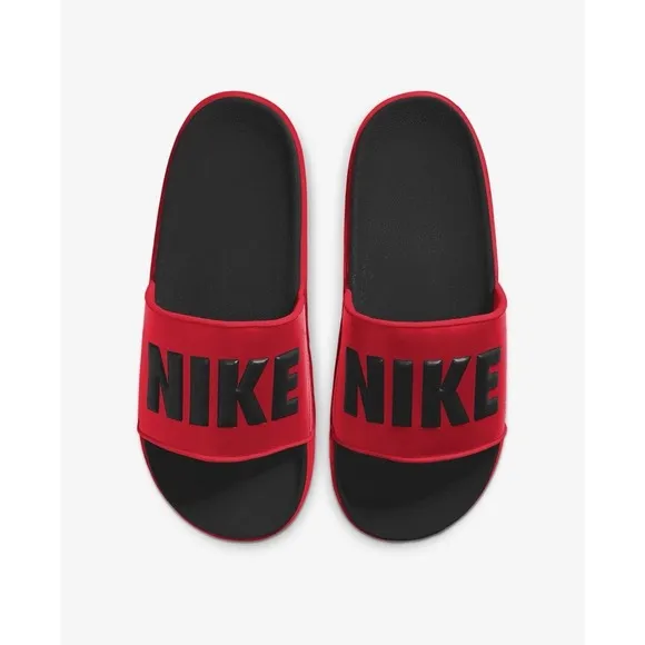 Nike Offcourt Black/Red Men's Slides Sandals - Size 13 NWB BQ4639-002