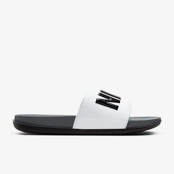 Nike Offcourt Men's Slides -  Dark Grey/White/Black NWT Size 10