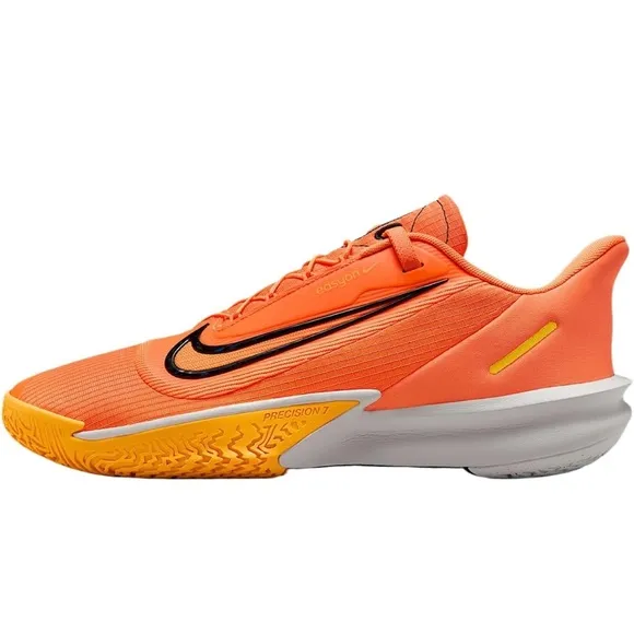 Nike Precision 7 Easy On Total Orange Athletic Sneakers