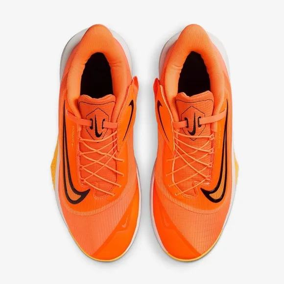 Nike Precision 7 Easy On Total Orange Athletic Sneakers