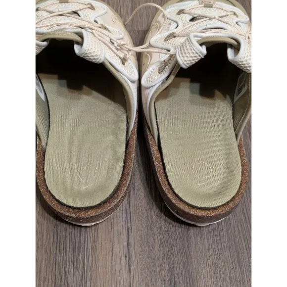 Nike Slides Men's Beige Lace Up Casual Comfort Sandals Size 10 US 44EU
