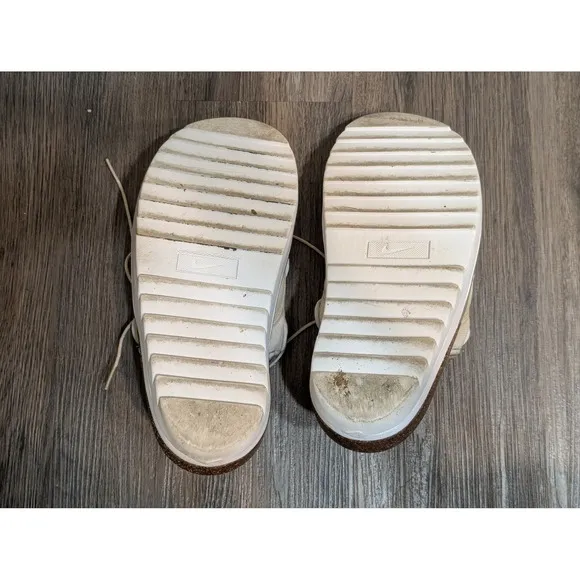 Nike Slides Men's Beige Lace Up Casual Comfort Sandals Size 10 US 44EU