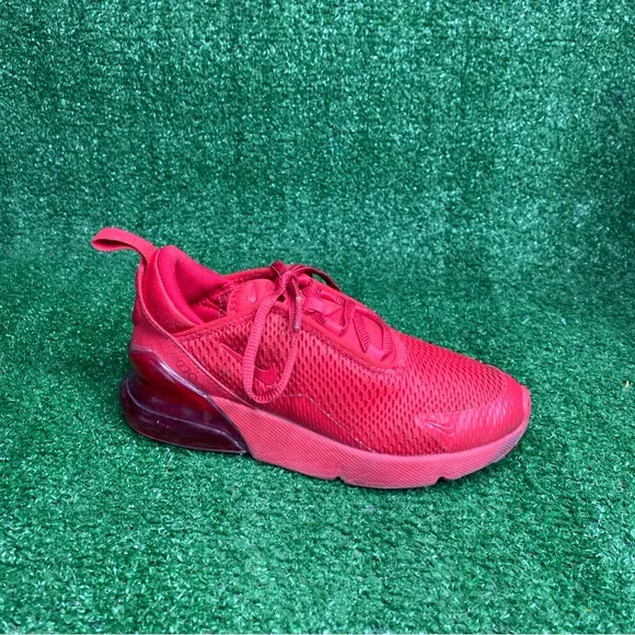Nike SZ 1.5 Youth Air 270 Max Kids Red Sneakers