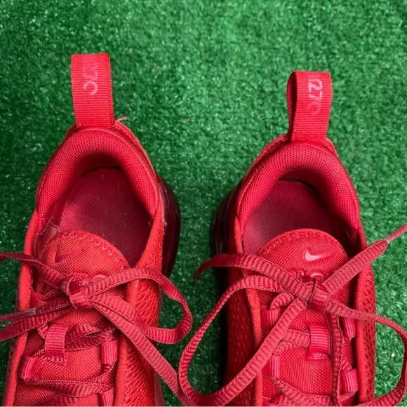 Nike SZ 1.5 Youth Air 270 Max Kids Red Sneakers