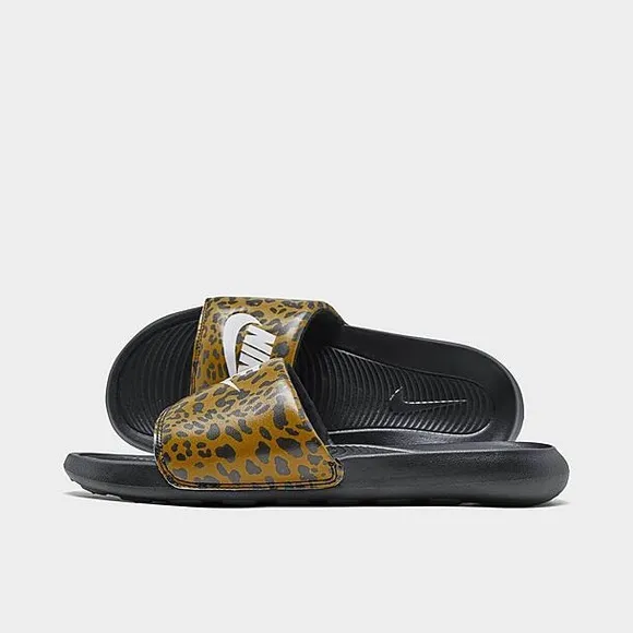 NIKE VICTORI ONE CHUTNEY ANIMAL PRINT SLIDES NWT SZ 8
