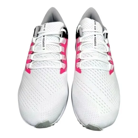 Nike Air Zoom Pegasus 38 Miami White Wolf Gray Pink Men Size 12 CW7356-102
