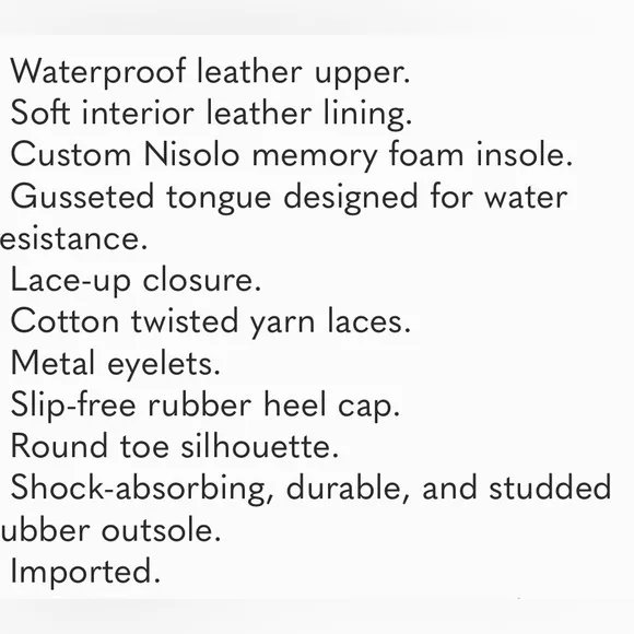 NISOLO Amelia Boots / Leather/ Waterproof