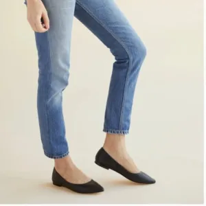 Nisolo Ava Ballerina Flats Black Size 9