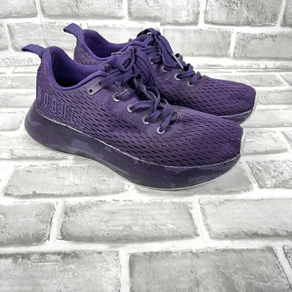 NoBull Camo Runner   Women 10.5/ Men 9 Purple Mesh Training Running Sneakers