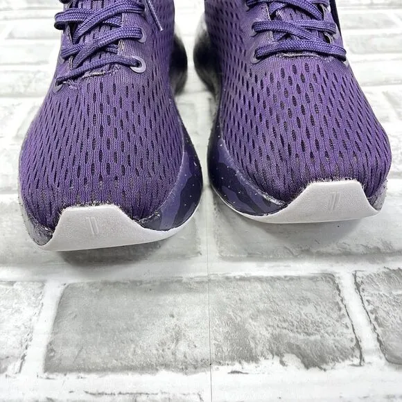 NoBull Camo Runner   Women 10.5/ Men 9 Purple Mesh Training Running Sneakers