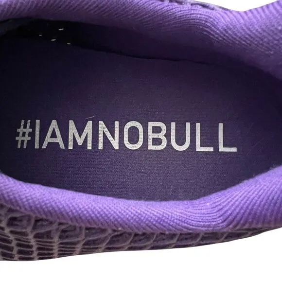 NOBULL Project Womens 8 Mens 6.5 Purple Mesh Runners Sneakers Reflective Running