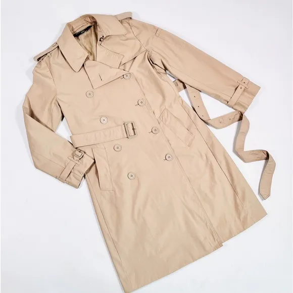 NORMA KAMALI double breasted trench coat