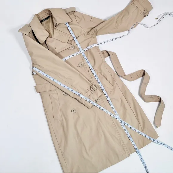 NORMA KAMALI double breasted trench coat