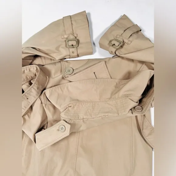 NORMA KAMALI double breasted trench coat