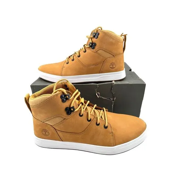 NWB Timberland ReBOTL Davis Square Waterproof Wheat Leather Chukka Boots Sz 12