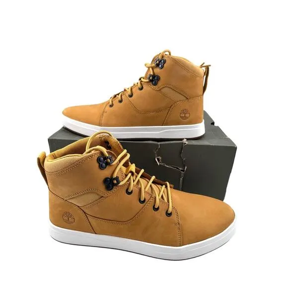 NWB Timberland ReBOTL Davis Square Waterproof Wheat Leather Chukka Boots Sz 12