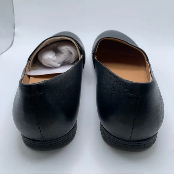 NWB Women's Dansko Larisa black leather flats comfort size 41 US 10.5-11 1624