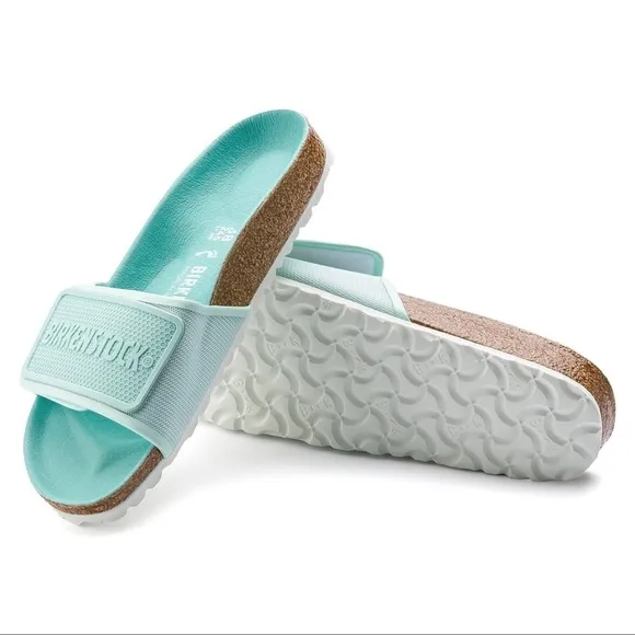 NWO Box Birkenstock Turquoise Tema Sandals Size 40