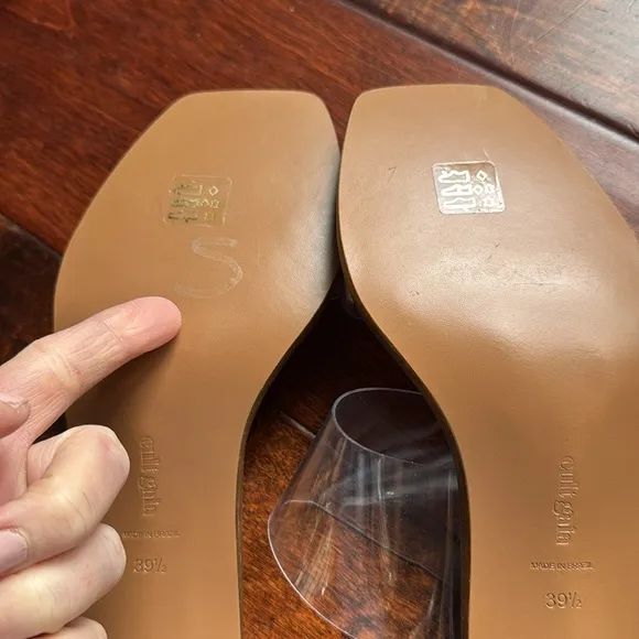NWOB Cult Gaia Jila Sandal in Orchid Clear, Size 39.5